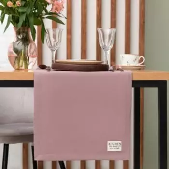 Дорожка на стол Этель Kitchen 40150 +/-5 см, сиреневый, 100% хлопок, саржа 220 г/м