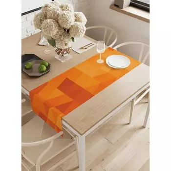 Дорожка на стол «Геометрические узоры», оксфорд, размер 40х145 см