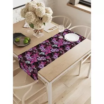 Дорожка на стол «Поляна лилий», оксфорд, размер 40х145 см