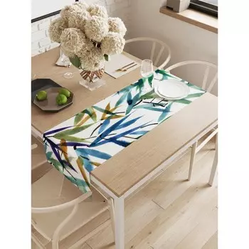 Дорожка на стол «Краски листьев», оксфорд, размер 40х145 см