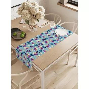 Дорожка на стол «Весна», оксфорд, размер 40х145 см