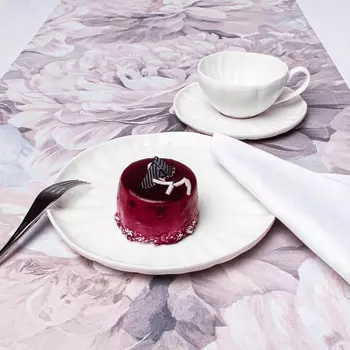 Дорожка сервировочная Stenova Home Kamilla, размер 50х150 см, цвет серый