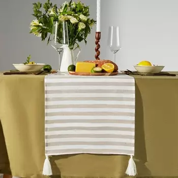 Дорожка SL HOME Strict line 40142+/-3 см, лён 100%, плотность 180 г/м