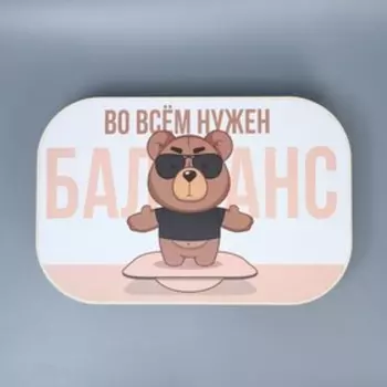 Доска балансировочная баланс борд «Медведь»