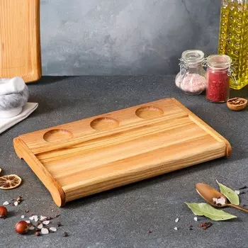 Доска для подачи "Рибай" 30х20 см, массив ясеня