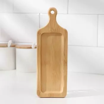 Доска для подачи с ручкой, 20,571,5 см, бамбук