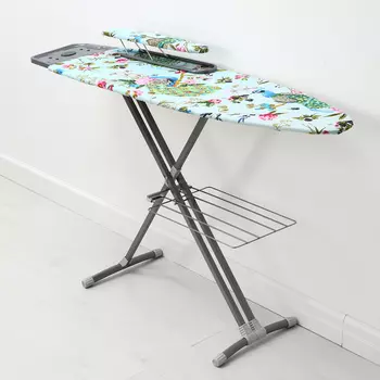 Доска гладильная «Nika», 12240 см, высота до 90 см, европодставка, МИКС