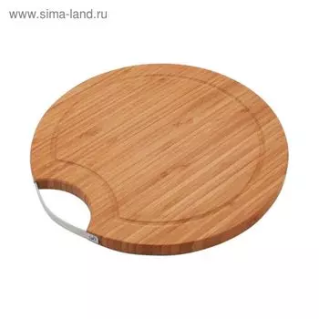 Доска кухонная, бамбук, размер 25 х 1,6 см