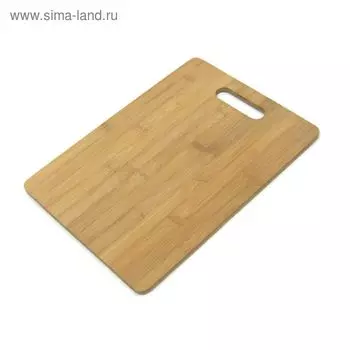 Доска кухонная, бамбук, размер 35 х 1 см