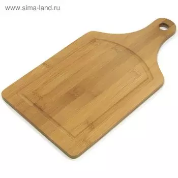 Доска кухонная, бамбук, размер 36 х 18 х 1 см