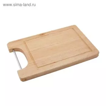 Доска кухонная, размер 29 х 19 х 1,8 см