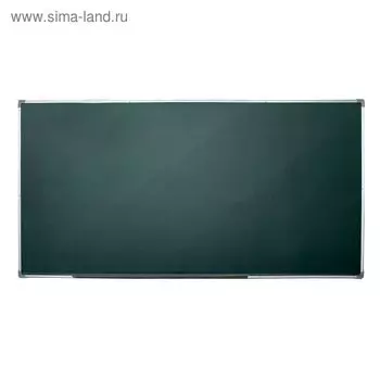 Доска магнитно-меловая односторонняя, с полочкой