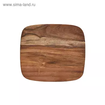 Доска разделочная 28×25×1 см, акация