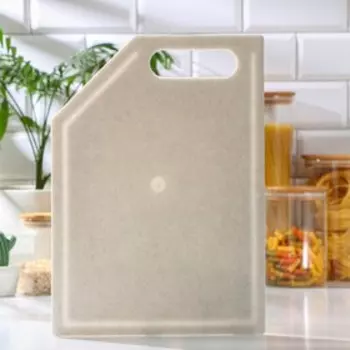 Доска разделочная, 35250,6 см, трапеция, цвет мрамор