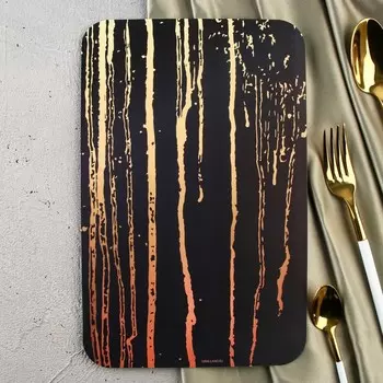 Доска разделочная Abstract Black, 30 х 20 см