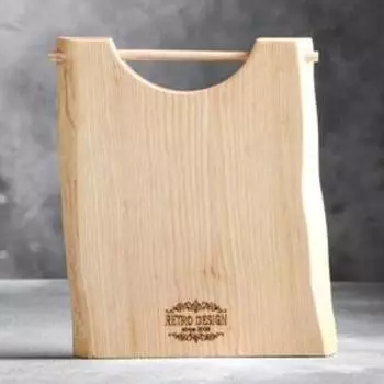 Доска разделочная авторская "Ретро", 30-34×17-26см, массив ясеня