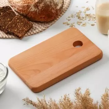 Доска разделочная Доляна, 24×16×1,8 см, бук