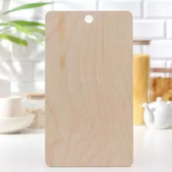 Доска разделочная деревянная Доляна, 37,521 см, берёза