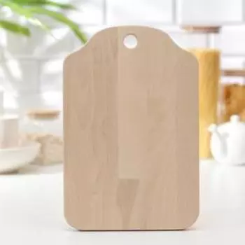 Доска разделочная Доляна «Изгиб», 30202 см, берёза