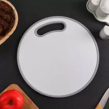 Доска разделочная пластиковая Доляна «Космос», круглая, d=30 см