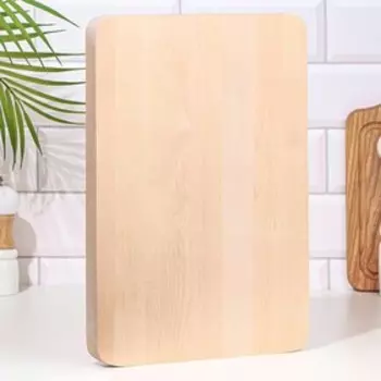 Доска разделочная и сервировочная, 35х25х2 см, береза