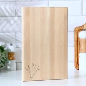 Доска разделочная и сервировочная, береза 30х20х2 см