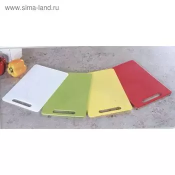 Доска разделочная Kesper, красный пластик, 24 х 15 х 0,5 см