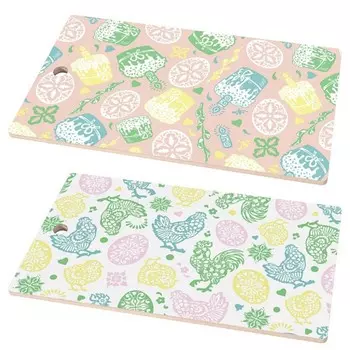 Доска разделочная Мультидом «Цветная Пасха», берёза, размер 29х17 см, цвет МИКС