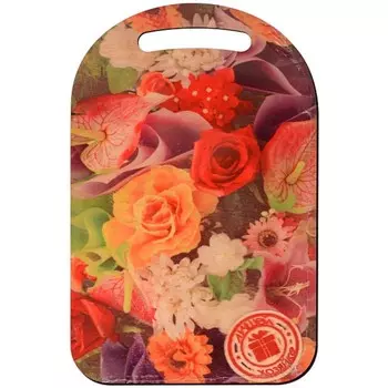 Доска разделочная Мультидом «Цветочная феерия», берёза, размер 29х18.5 см, цвет МИКС