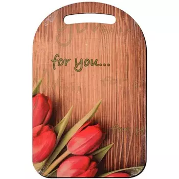 Доска разделочная Мультидом «Для тебя», берёза, размер 29х18.5 см