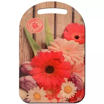 Доска разделочная Мультидом «Флористика», берёза, размер 29х18.5 см