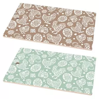 Доска разделочная Мультидом «Светлая Пасха», берёза, размер 29х17 см