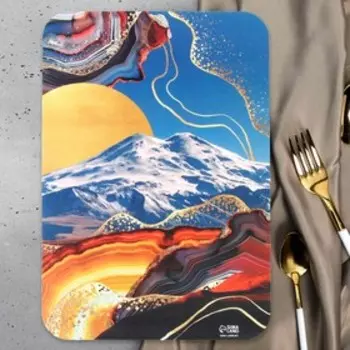 Доска разделочная «Наслаждайся», пластик, 30 20 см