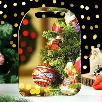 Доска разделочная "Новогодняя. Ёлочка с игрушками", 24,5х0,6 см
