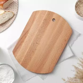 Доскa рaзделочнaя Премиум «Бочкa», 35×24,5×1,8 см, бук