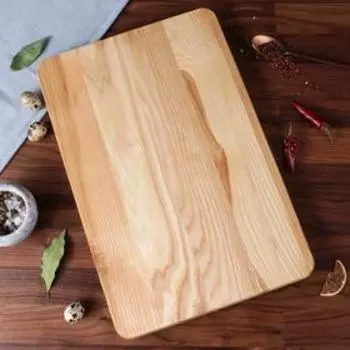 Доска разделочная "Прямоугольная", для сервировки и подачи, 45х30 см, массив ясеня