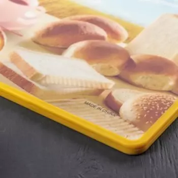 Доска разделочная пластиковая прямоугольная Доляна «Булочки», 36,5×22,5 см