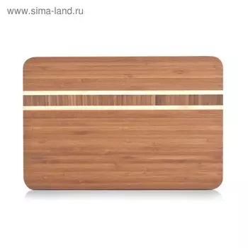 Доска разделочная, размер 30х20х1,6 см, бамбук