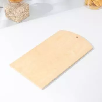 Доска разделочная деревянная с отверстием Доляна, 36,5200,9 см, фанера