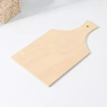 Доска разделочная деревянная с ручкой, 3016,5 см, фанера