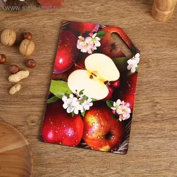 Доска разделочная "Сочное яблоко" 27х18 см