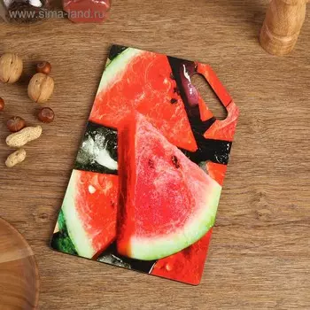 Доска разделочная "Сочный арбуз" 27х18 см