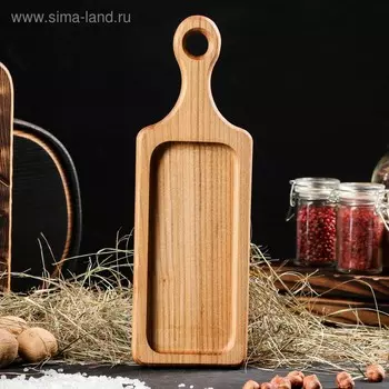 Доска сервировочная "Стандартная", 30х10 см, массив ясеня