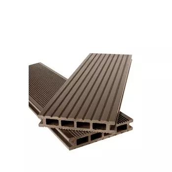 Доска террасная ДПК Вельвет, Венге 3000х150х26 мм