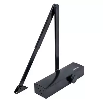 Доводчик дверной БУЛАТ ДД 812/5 С-B, 25-120 кг, черный