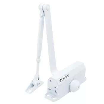 Доводчик дверной ДД "Булат" 501/1 A-W, 15-30 кг, белый