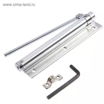 Доводчик дверной пружинный TD-35, цвет серебро