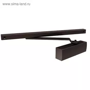 Доводчик дверной со скользящей тягой DCS-85, коричневый