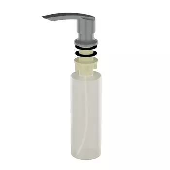 Дозатор для моющих средств Ulgran U02-309, цвет темно-серый