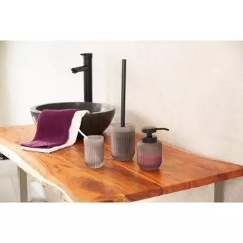 Дозатор для мыла, 14.5х11х8 см, серый